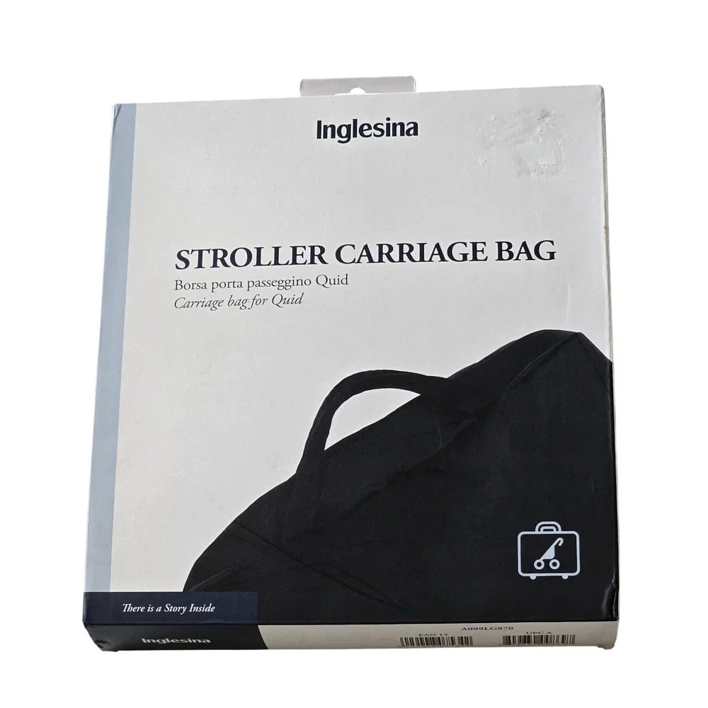 Inglesina Quid Stroller Carriage Bag Travel Carry Case‎ Water-Resistant Black